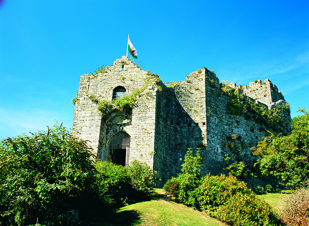 Oystermouth Castle, Mumbles 